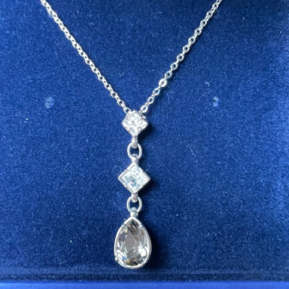 Swarovski Jewelry Swarovski Drop Necklace Poshmark